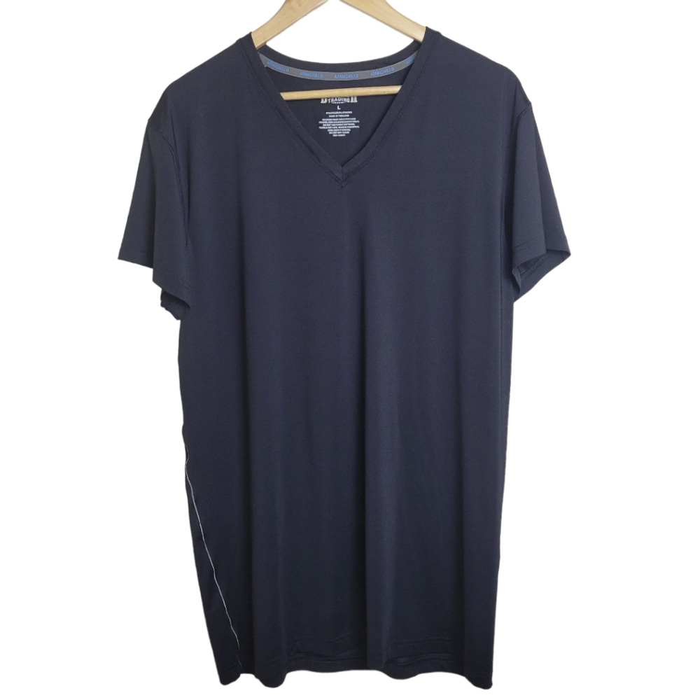 Duluth Trading Co Armachillo V-Neck Tee Black Size Large